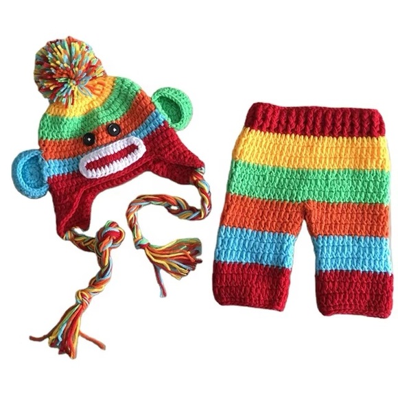 Colorful Striped Kids Matching Set - Picture 2 of 3